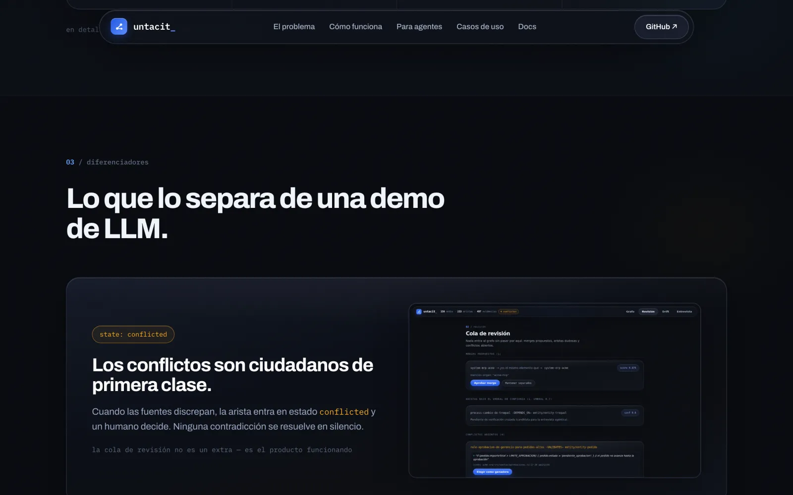 Los conflictos entre fuentes como ciudadanos de primera clase, con su cola de revisión